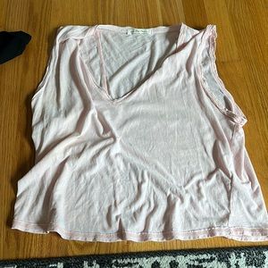 We the Free light pink top